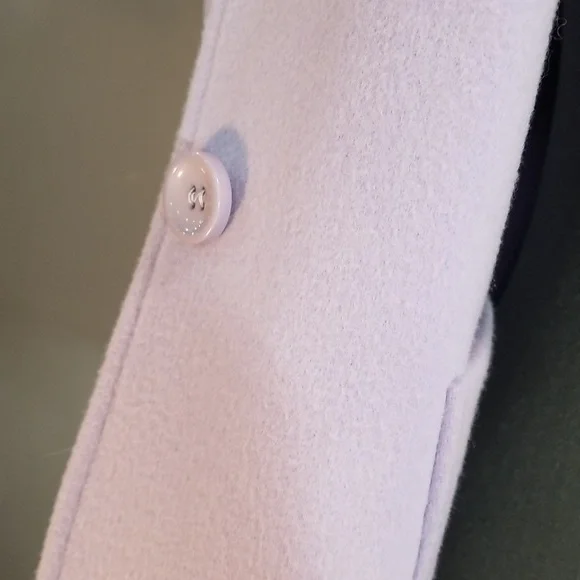 Louben made in Canada wool cashmere mix size 10. Lavender. Staple for capsule - Picture 12 of 13